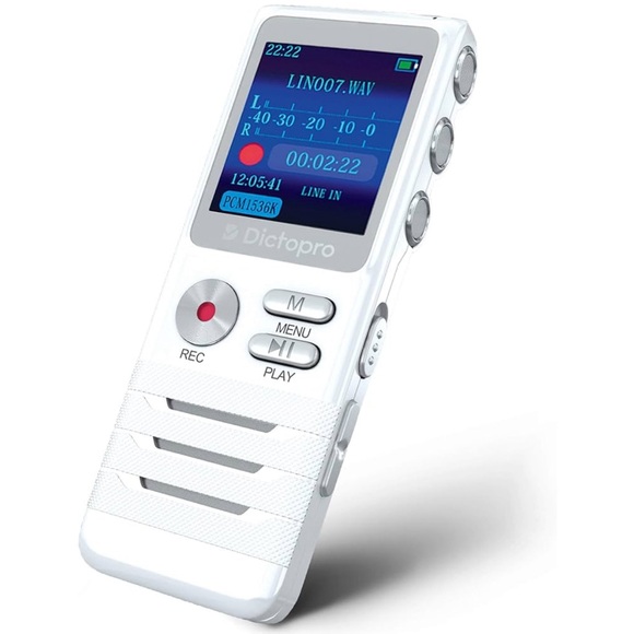 Dictopro X100 Digital Voice Activated Recorder *White* 8GB - Picture 4 of 6
